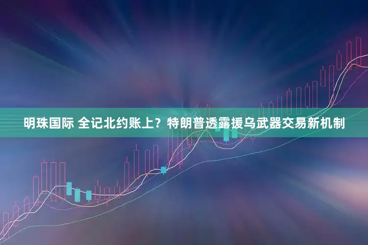 明珠国际 全记北约账上？特朗普透露援乌武器交易新机制